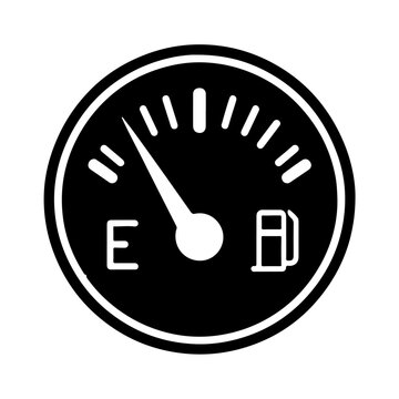 recommend clip art: Fuel gauge indicator silhouette vector, Gas Fuel Gauge Dial Diagram illustration