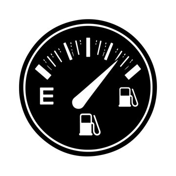recommend clip art: Fuel gauge indicator silhouette vector, Gas Fuel Gauge Dial Diagram illustration