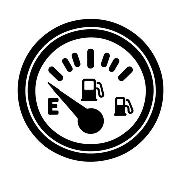 recommend clip art: Fuel gauge indicator silhouette vector, Gas Fuel Gauge Dial Diagram illustration