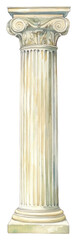 PNG An ancient greek column architecture pillar.