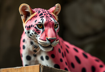 Pink Panther created using generative ai