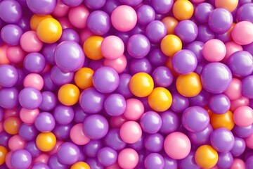 A Bright and Cheerful Sea of Colorful Balls