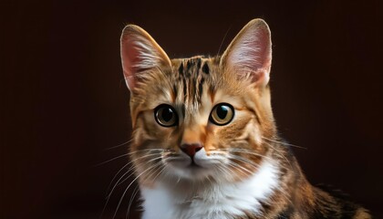 Obraz premium Cute and Beautiful Cat – Adorable Cat Portrait