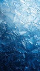 Obraz premium Abstract Blue Ice Texture Background
