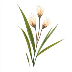 Fototapeta premium flower isolated on white background