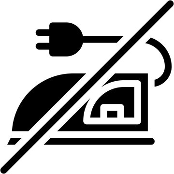 recommend clip art: Vector Icon Do Not Iron, No Ironing, Launder, Iron, Wash