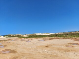 sand dunes and sky