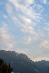 Obraz premium clouds over the mountains