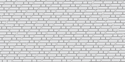 Fototapeta premium background of brick wall, White brick background texture. White brick pattern and white background wall brick, white or dark gray pattern grainy concrete wall stone texture background.