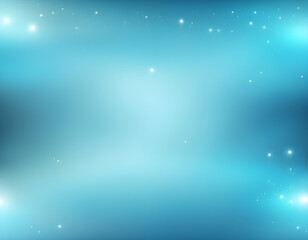 Realistic vector blue background. Shiny blue horizontal backdrop Glittering backround.
