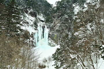 岐阜県の高山市奥飛騨温泉郷にある平湯大滝