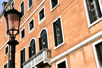 Old palace in Venice Italy