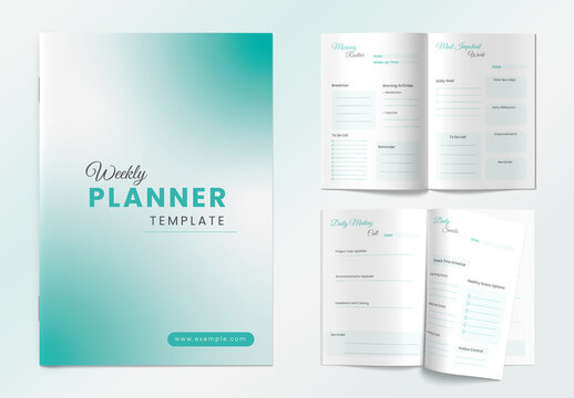 Weekly Planner Design Template