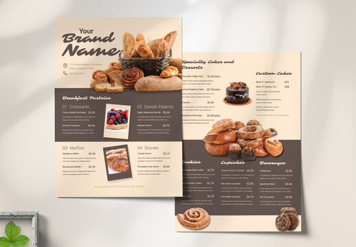Bakery Menu Template