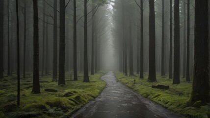 Fototapeta premium path in the woods