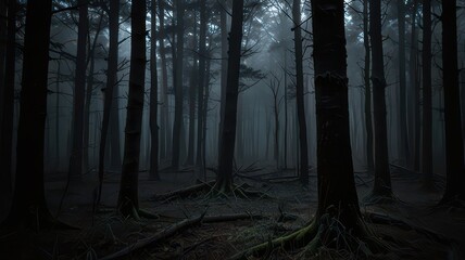 Fototapeta premium dark forest