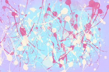 Abstract Pastel Splatter Background