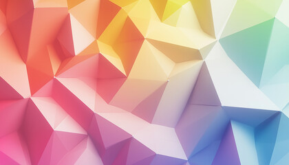 Obraz premium Colorful Geometric Abstract Background with Polygon Shapes