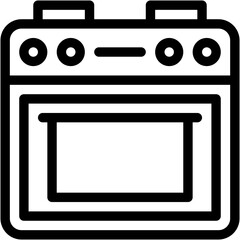 Obraz premium Stove, Kitchen, Cook, Gas, Furniture And Household, Kitchenware Icon