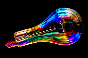 Spectrum Illumination - Light Bulb in Vivid Colors