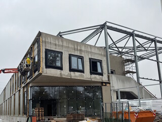Baustelle - Fußballstadion - Stadion - Leichtathletik - Neubau - Umbau
