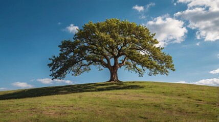 Obraz premium Lone Tree on a Hilltop.