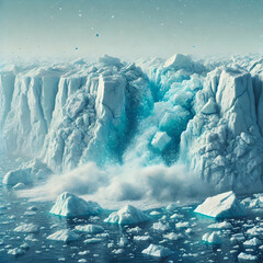 iceberg in polar regions