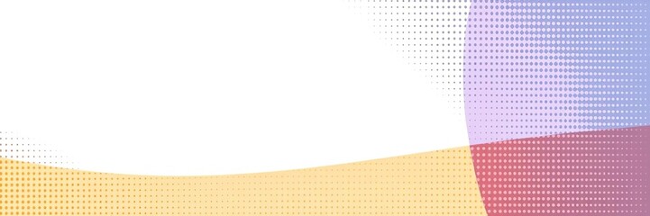Abstract halftone white background set in three colors with a modern and minimalist design, modern