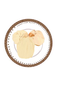 Kenkey on a plate