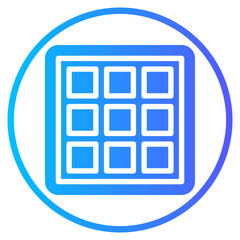grid gradient icon