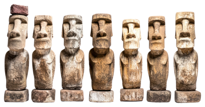 PNG Moai Statues of Easter Island statues easter island.