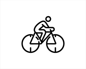 Obraz premium bicycle icon vector illustration