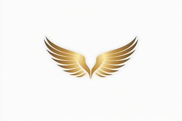 Obraz premium Wings logo design vector illustration 