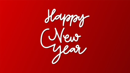 Happy New Year background, element in Christmas holiday , Flat Modern design , illustration Vector EPS 10