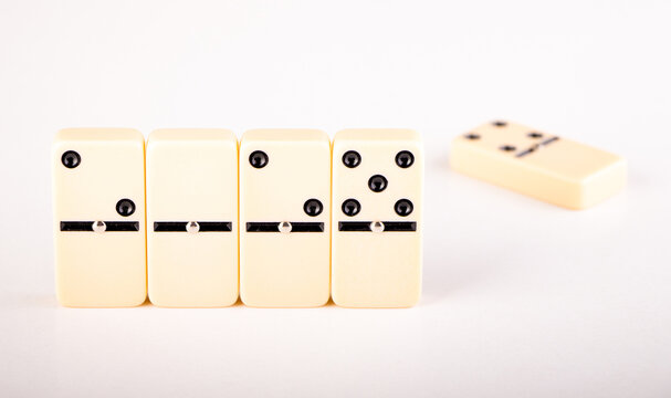 New year 2025, and past year 2024 goes away with domino stones