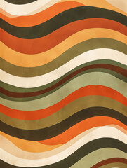 A wavy pattern blending various warm colors together.
