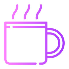 coffee gradient icon