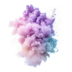Fototapeta premium Colorful Powder Cloud in Motion