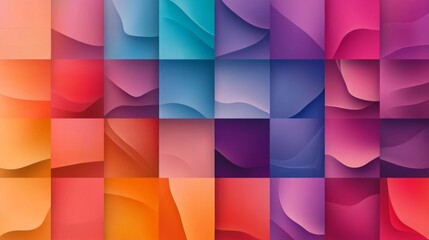 Obraz premium Abstract Geometric Pattern with Vibrant Color Gradients