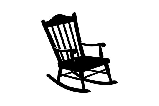 recommend clip art: Rocking chair silhouette.