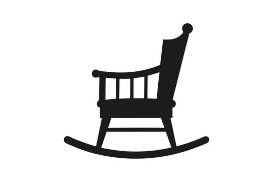 recommend clip art: Rocking chair silhouette.
