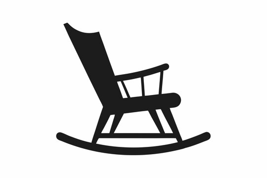 recommend clip art: Rocking chair silhouette.