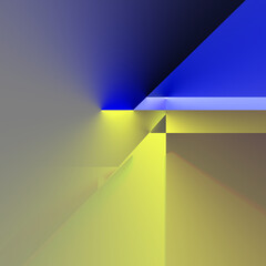 The image features a background pattern characterized by its abstract design. The color scheme is vibrant, primarily showcasing shades of blue. This artistic creation gives an appealing visual effect.