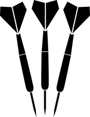 Dart Board with Arrow Center