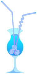 blue cocktail