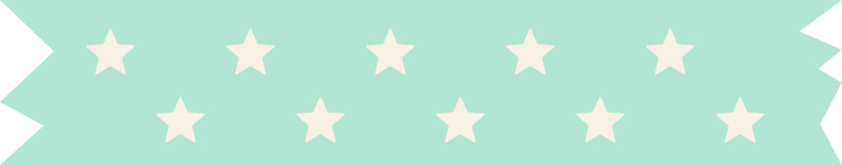 Fototapeta premium Blue banner star