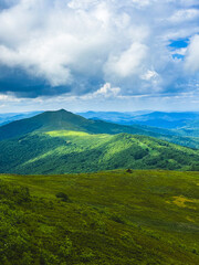 Beautiful landscape of summer mountains