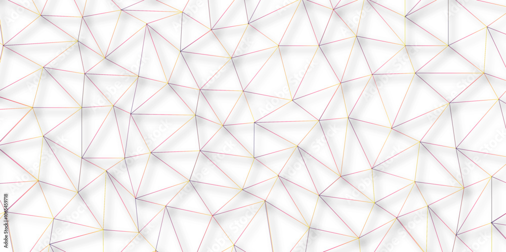Aufkleber abstract modern pink lines seamless pattern. subtle ornament with delicate grid, lattice, net, trian
