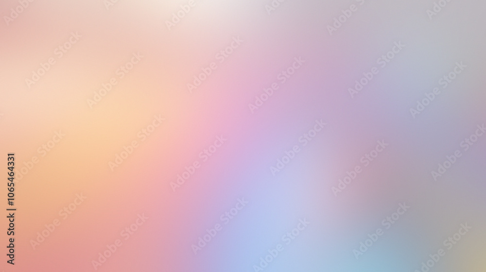 Poster abstract gradient aura background in warm pastel tones, ideal for presentations and design backdrops