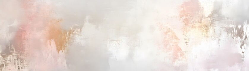 Fototapeta premium Abstract Textured Background with Pale Pink and Brown Brushstrokes